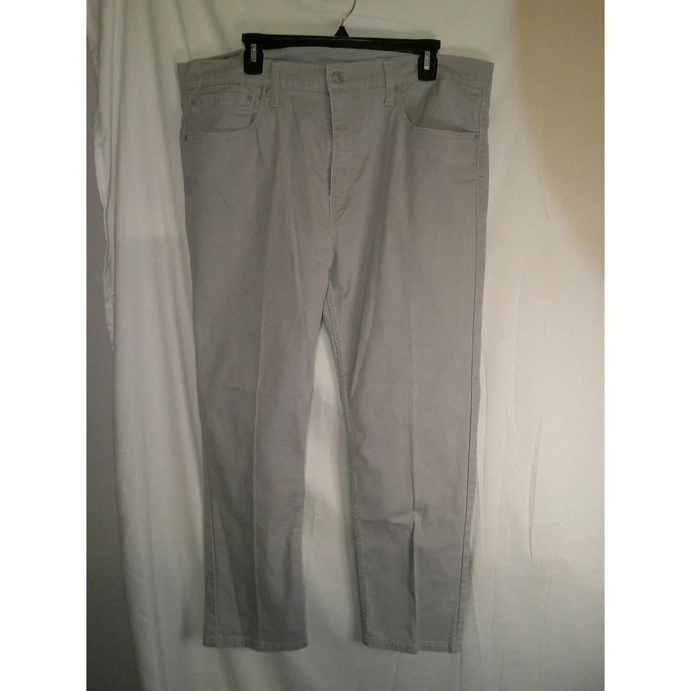 Levi's 502 Regular Taper Fit All Seasons Tech Pants Mens W38 L30 Gray‎